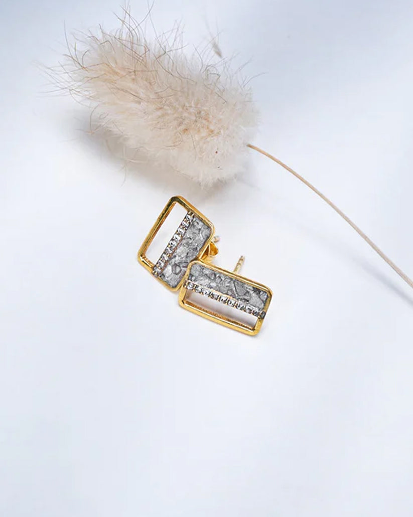 Rectangle Top Earring