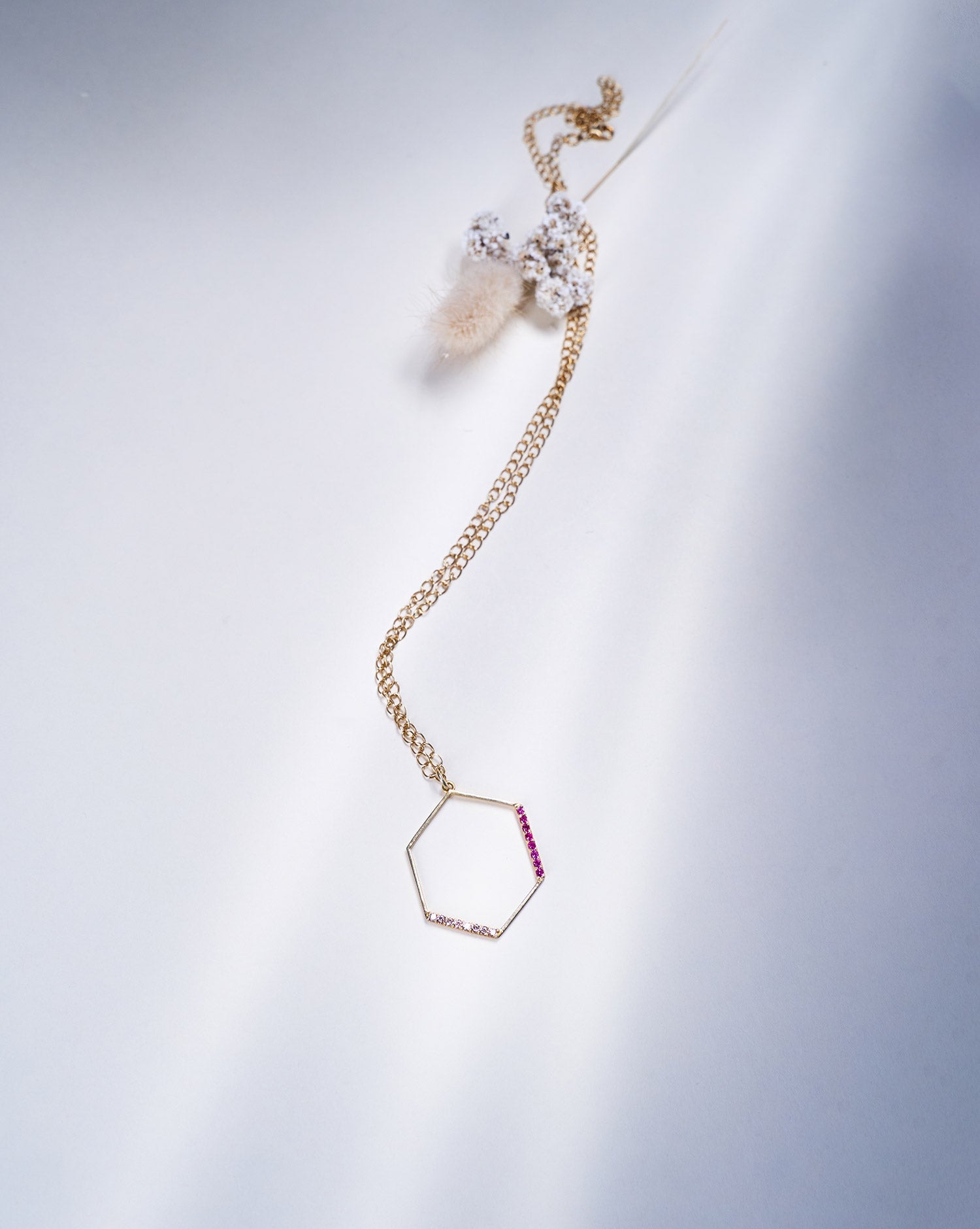 Hexagon Love Pendant My Store