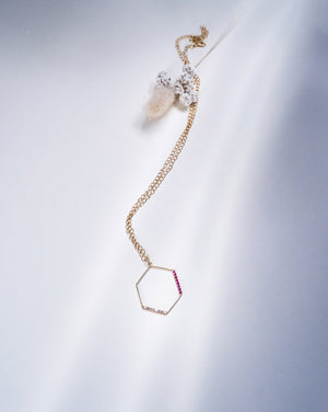 Hexagon Love Pendant My Store