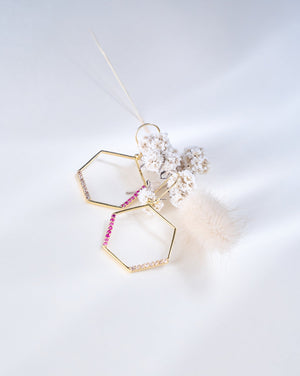 Hexagon Love Pink My Store