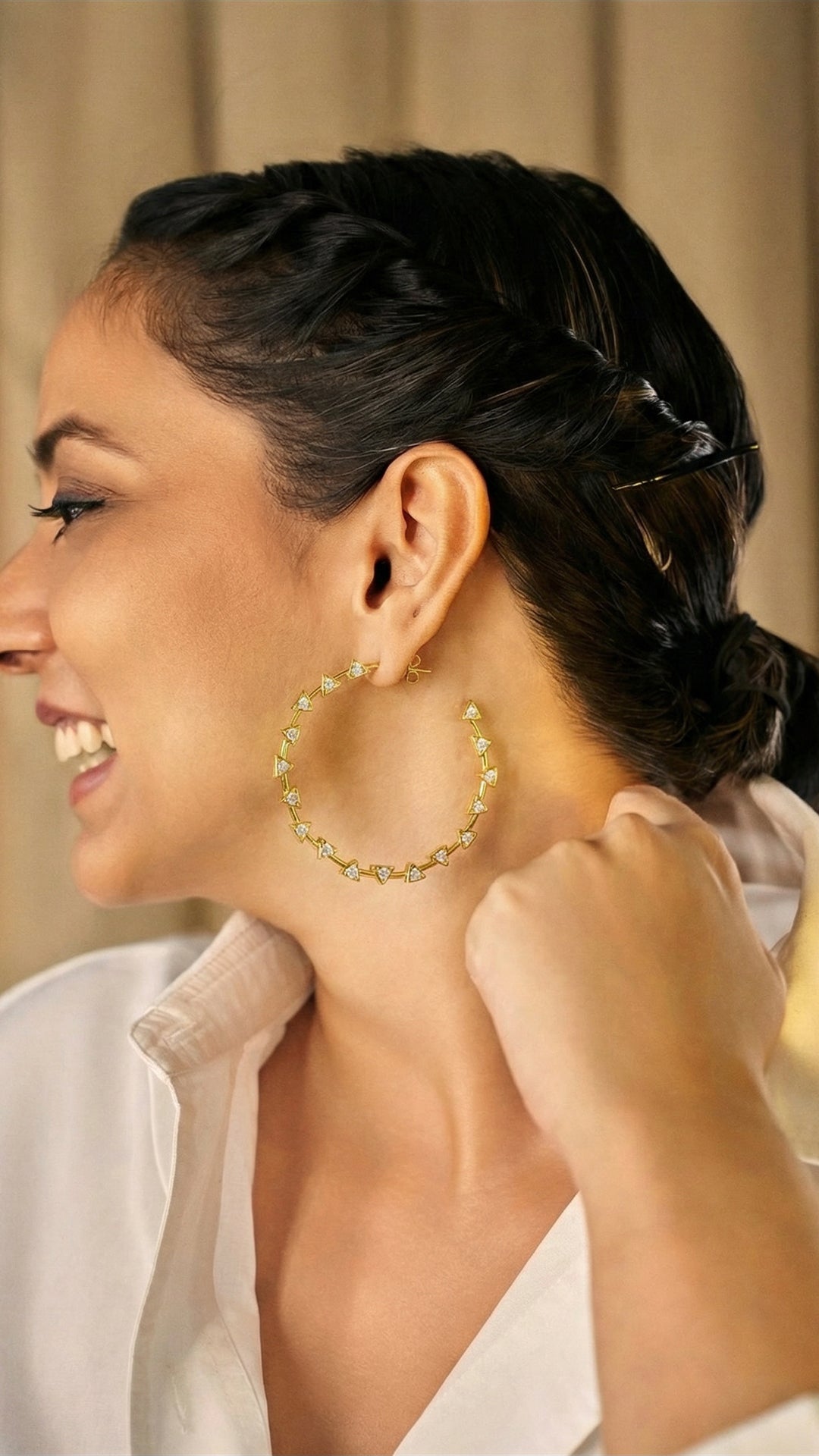 Tikona Hoops Earring